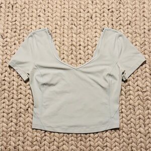 LULULEMON PREOWNED ALIGN SHORT SLEEVE TOP SZ 8